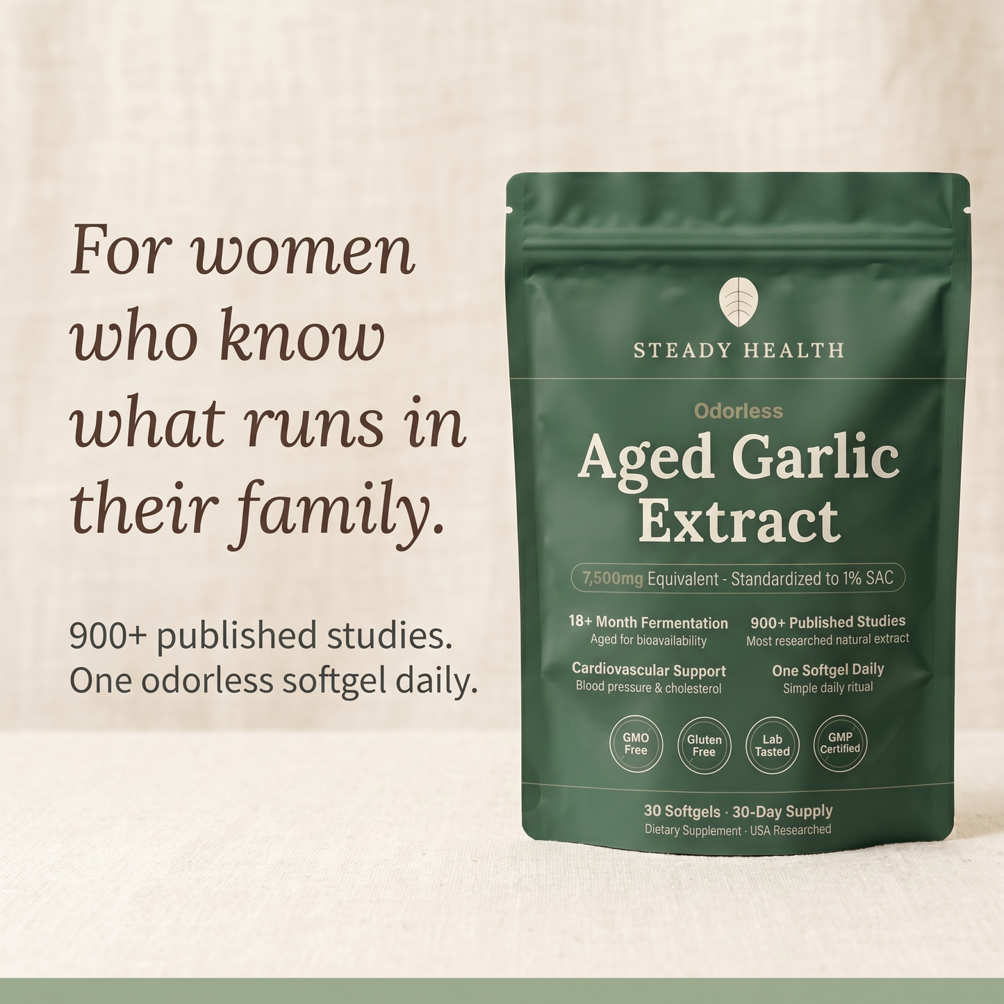 Odorless Aged Garlic Extract