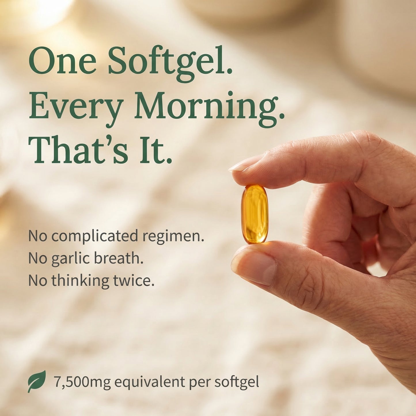 Odorless Aged Garlic Extract